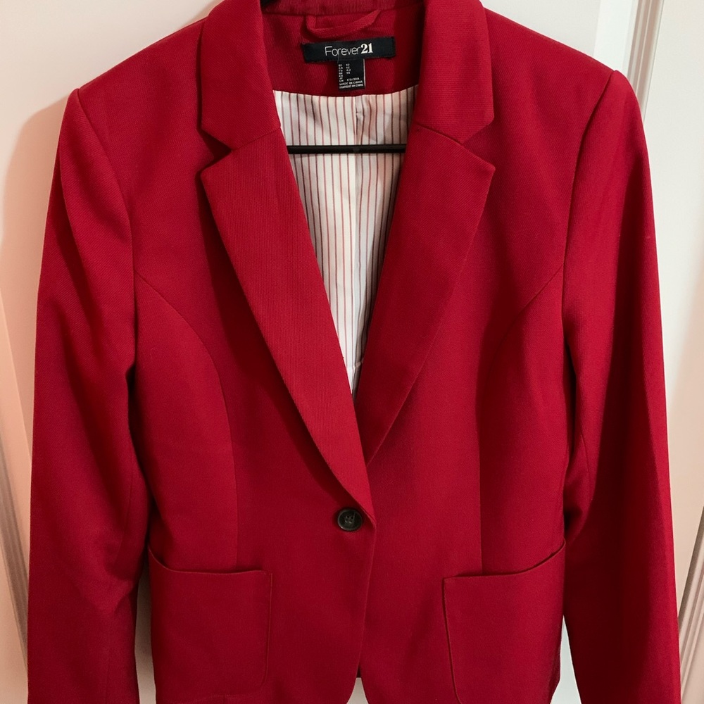 Forever 21 Red Blazer
